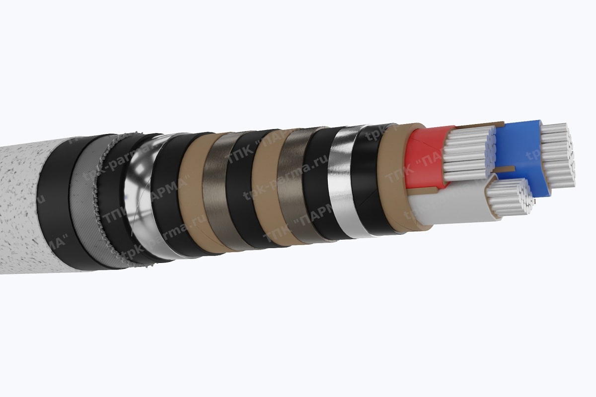 Фотография провода Кабель ЦААБ2л 3х70 - 6кВ