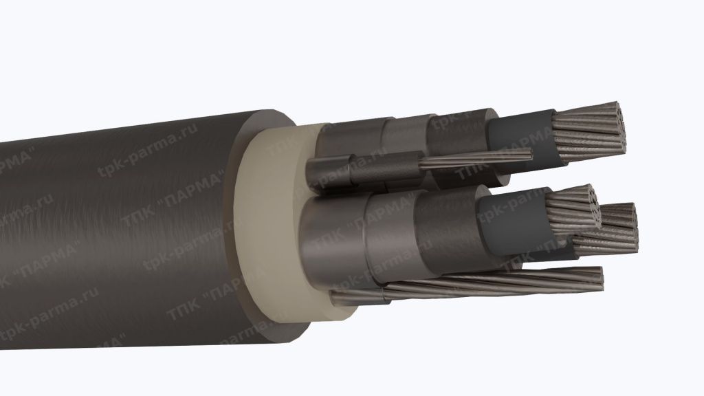 Фотография провода Кабель КГЭ-Т 3х25+1х10+1х6,0 - 6кВ