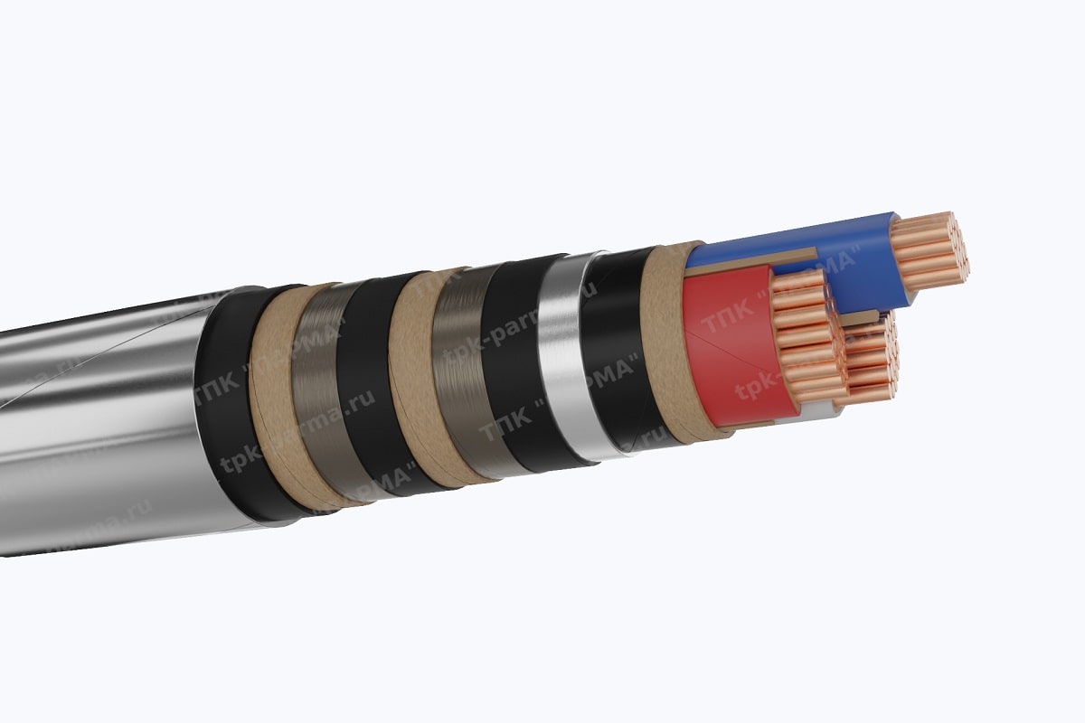 Фотография провода Кабель СБ2лГ 3х120 - 10кВ