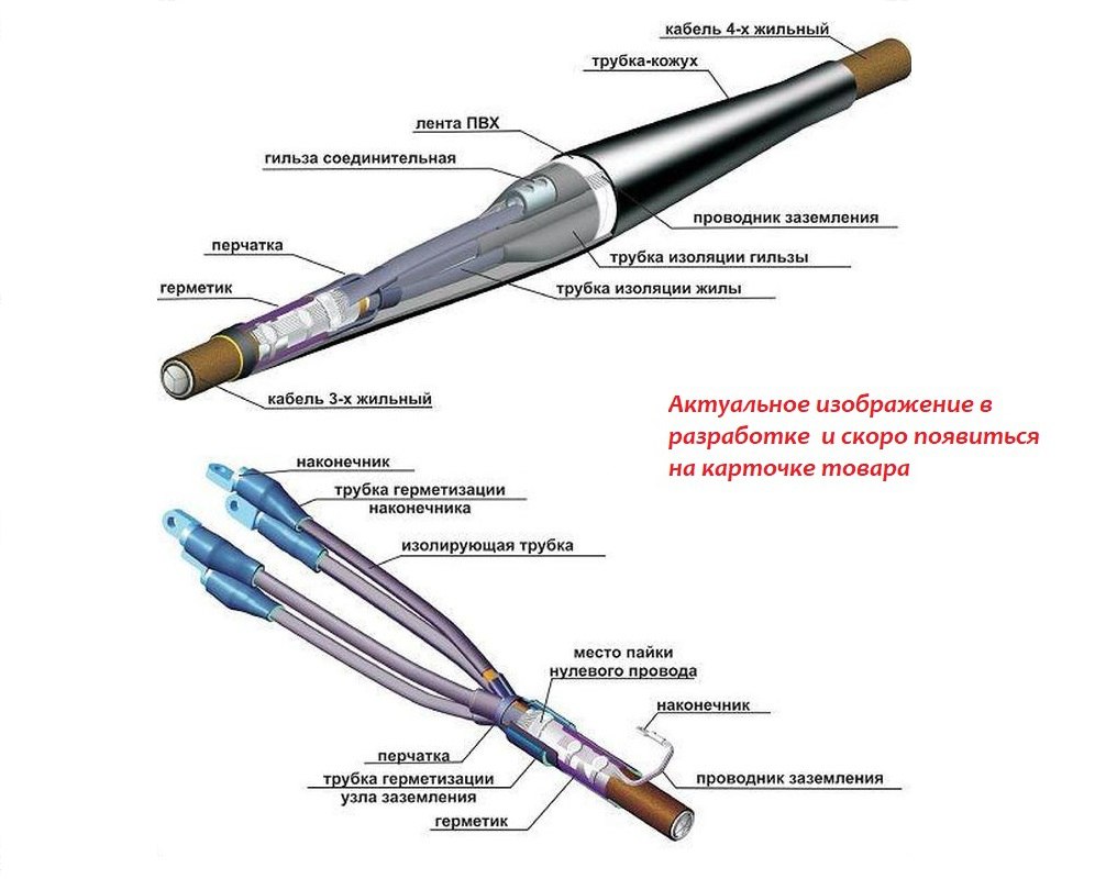 Муфта кабельная 4ПКТп(б)-1-16/25(Б)
