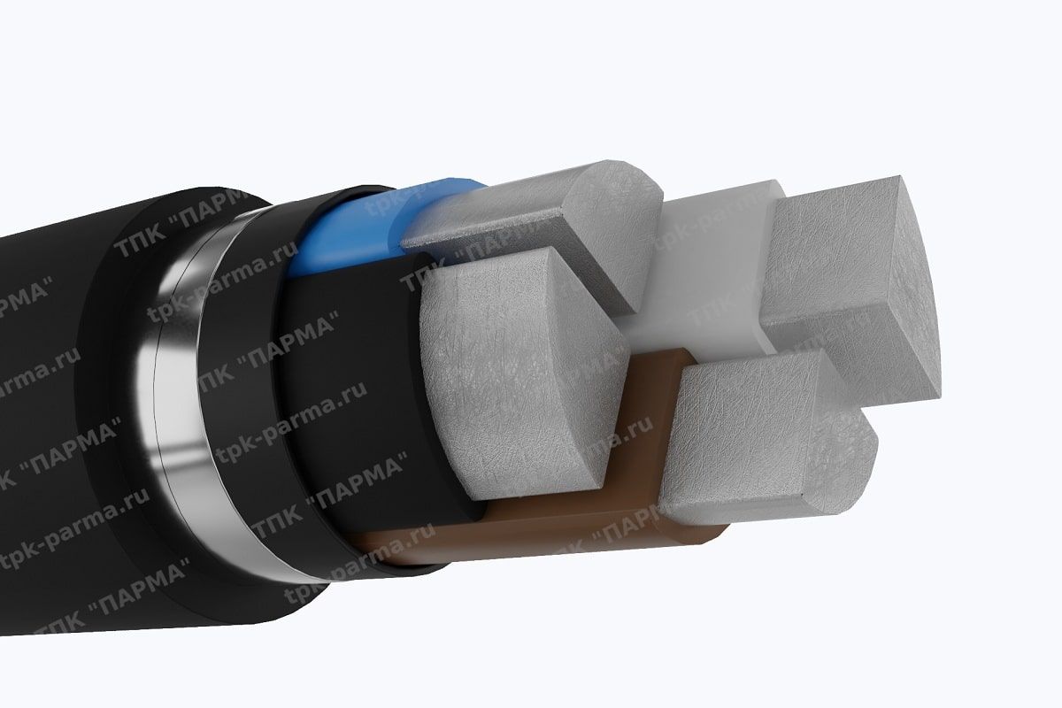 Фотография провода Кабель АПвБШвнг(A)-ХЛ 4х400 - 1кВ