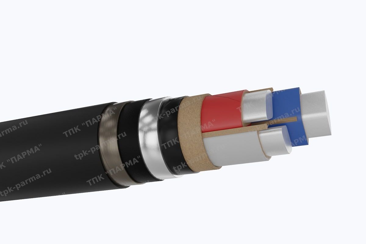 Фотография провода Кабель ЦААШнг 3х95 - 10кВ