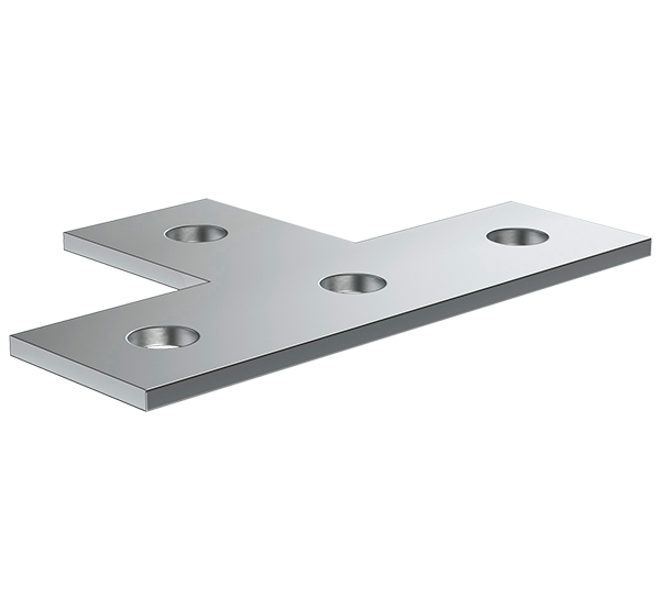 Страт-пластина Т образная 4 отверстия PTS10HDZ