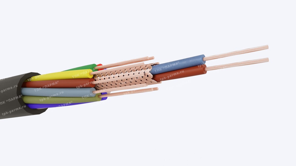 Фотография провода Кабель ШМВ 1х0,35+6х0,35