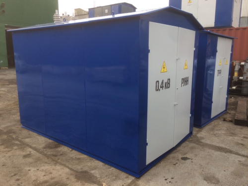 Подстанция КТПН-П-В/К 400/10/0,4 с 1-РВЗ + 2-ВНА проходная